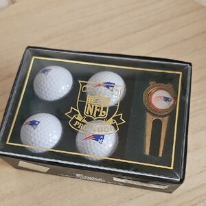 NIB NFL Pr Shop Patriots Golf Balls